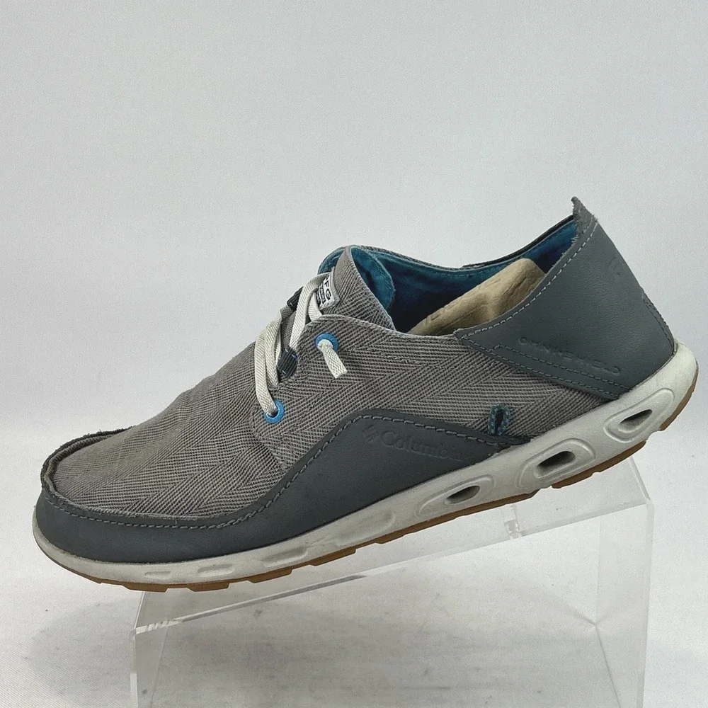 Columbia PFG Bahama Relaxed Fishing Shoes Men's Sz 13 Graphite & Blue BM0099-053
